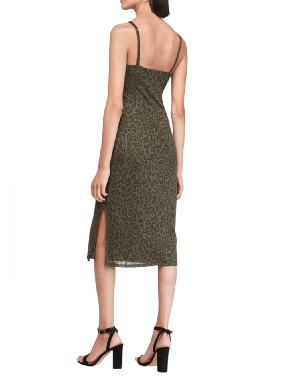 Express Leopard Print Midi Dress - Picture 2 of 7